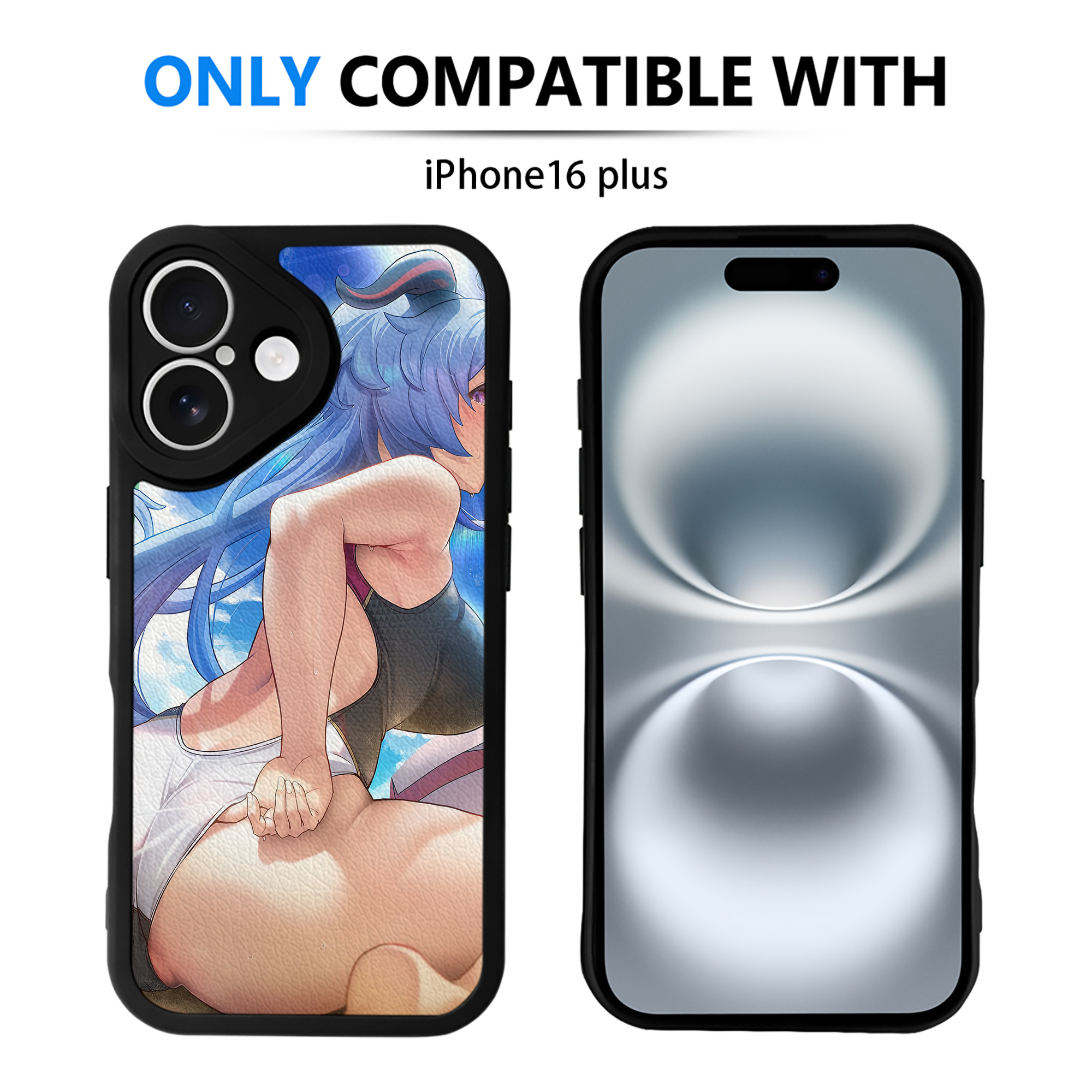 げんし神 genshin 【iPhone 16シリーズ対応】シリコンスマホケース（レザー調） 材質：シリコン